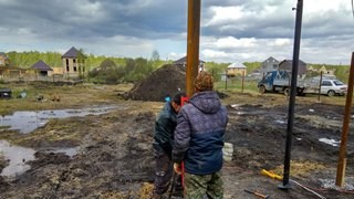 Заказать монтаж винтовых свай в Вязьма - цена под ключ с доставкой от 1833 шт